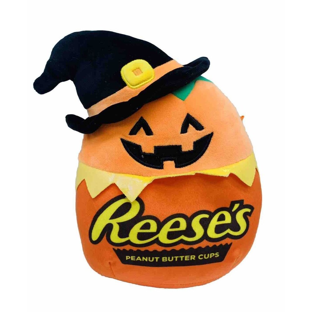 Squishmallow 11” Paige The Pumpkin Reeses Chocolate Halloween Plush Stuffed Toy